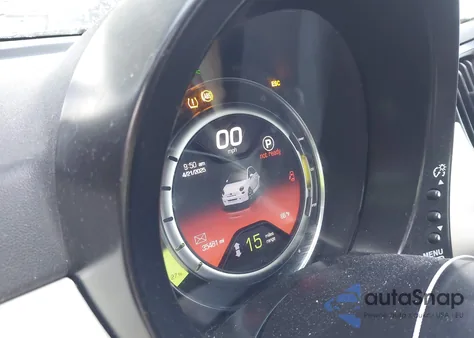 2017 Fiat 500E Battery Electric из США, поврежденный, VIN 3C3CFFGE9HT544578